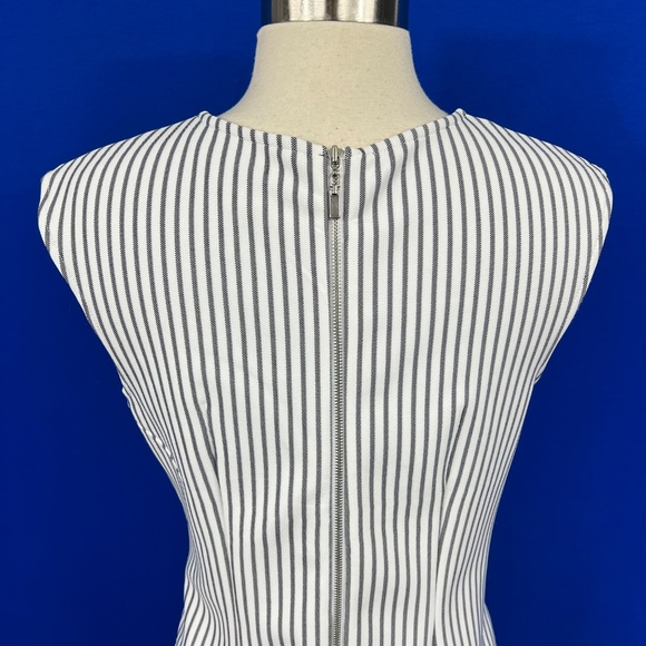 👗NWT🤩 |•CATO•| Striped V-neck Dress Size 6 - Picture 7 of 12